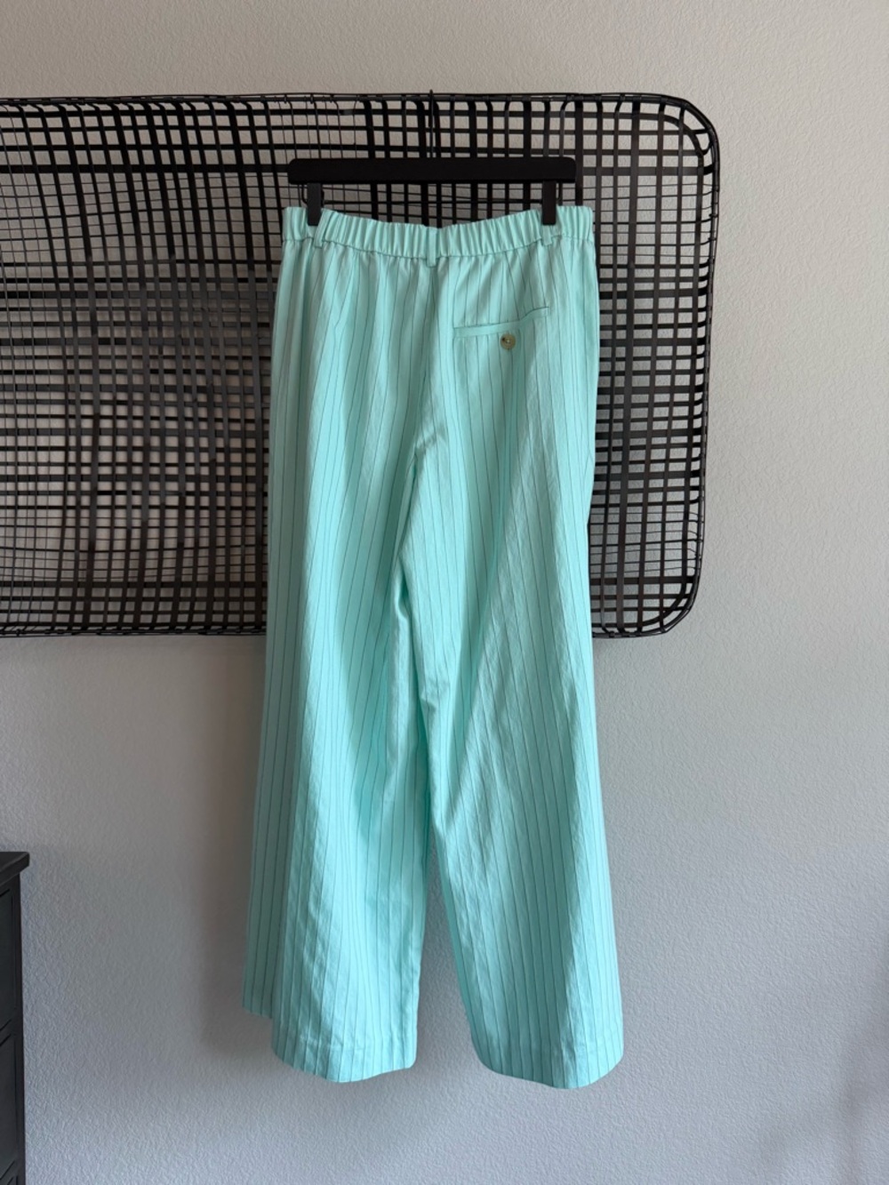 Anthropologie The Avery Pinstripe Wide-Leg Trousers by Maeve - Picture 5 of 7